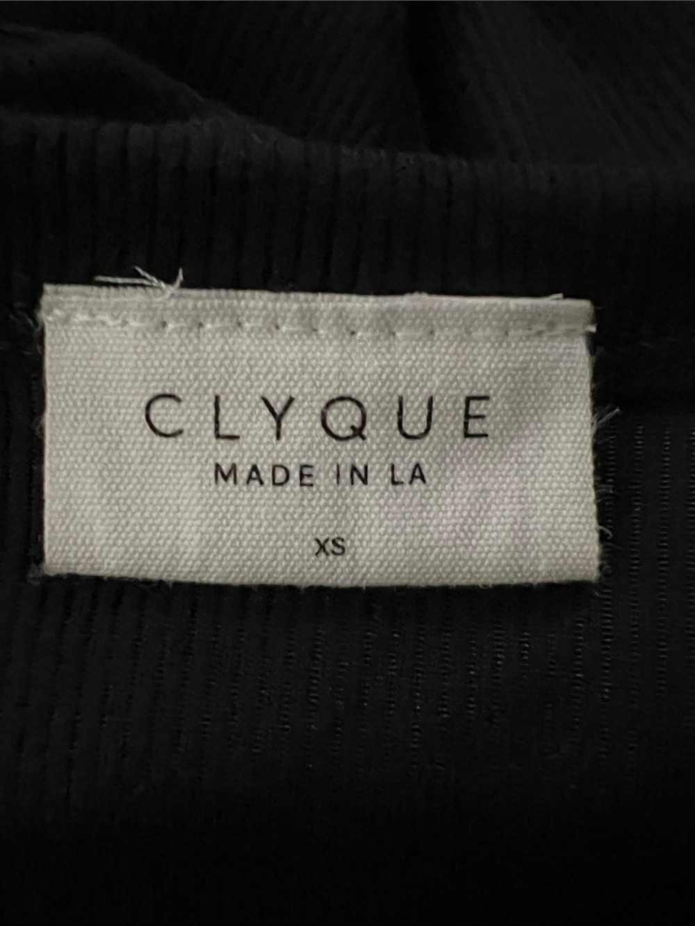 NWOT CLYQUE The Label Annie Black Bidi Dress Stretchy Women’s Small - Picture 7 of 9